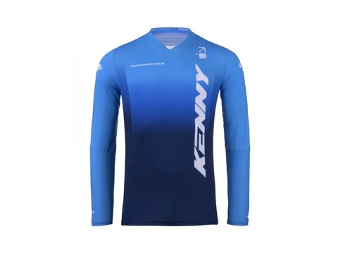 KENNY Dres CROSS/Enduro model Performance Gradient modrý/biely