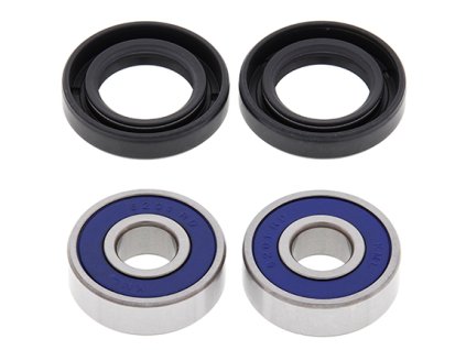 ALL BALLS Sada ložísk a gufier predného kolesa Suzuki RM 80 '90-'01, RM 85 '02-'16, DR 125S/SE '85-'00, RG80 '85-'95