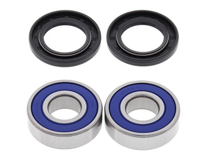 ALL BALLS Sada ložísk a gufier predného kolesa Yamaha FZ7, FZ8 '12-'14, FZ6R '09-'14, MT09, MT07 18-24, Tracer 900 Gt 19-20, XSR700 18-24