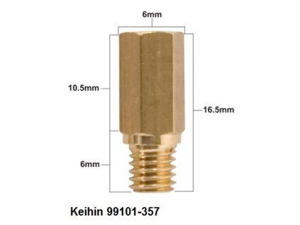 PROX Hlavná tryska Keihin typ 99101-357