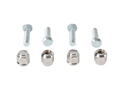ALL BALLS Čapy a matice predného kolesa M10 × 1,25 Honda TRX500FA 01-04, TRX500FGA 04, TRX650 Rincon 03-05