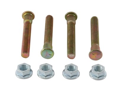 ALL BALLS Čapy a matice predného / zadného kolesa M10 X palcový závit 24G 3/16" Polaris RZR 570 EFI 12-13, RZR 800 '08