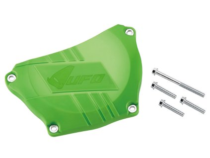 UFO Chránič krytu spojky Kawasaki KXF 250 '09-'17, zelený