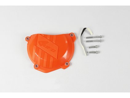 UFO Chránič krytu spojky KTM SXF 250-350 '16-'21, EXC 250-350 '16-'21, oranžový