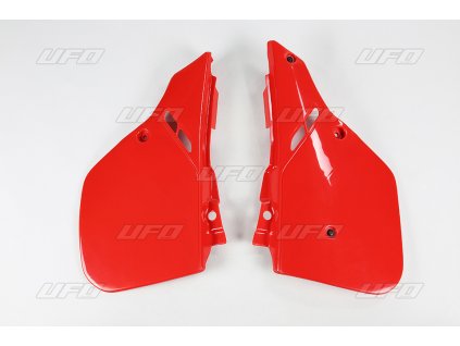 UFO Bočné tabuľky Honda CR 125 '87-88, CR 250 '87, CR 500 '87-88 červené