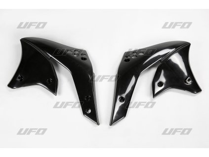 UFO Kryty chladičov Kawasaki KXF 250 '07 čierne