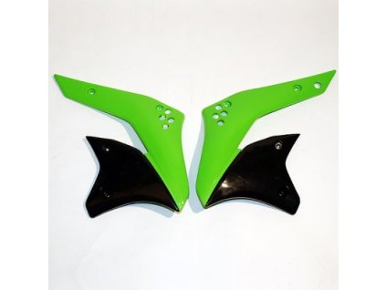 UFO Kryty chladičov Kawasaki KXF 250 '07 zelené/čierne