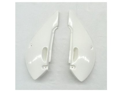 UFO Bočné tabuľky Kawasaki KXF 250 '09-'12 biele