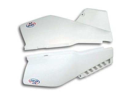 UFO Bočné plasty pod sedlo Yamaha XT 600 '87-'90 – biele