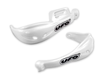 UFO Chrániče rúk Explorer – biele (s uchyteniami 22 mm)