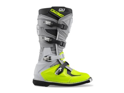 GAERNE Detské čižmy CROSS/Enduro model Gx-J sivé/žlté fluo