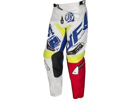 UFO Nohavice Draft biele/modré/červené/žlté fluo