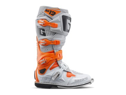 GAERNE Čižmy CROSS/Enduro model SG-12 biele/oranžové/sivé