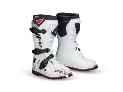 UFO Detské čižmy Typhoon CROSS / Offroad biele