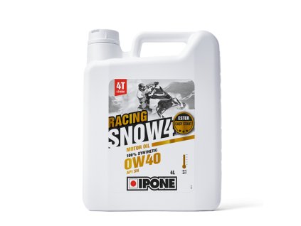 IPONE Snow Racing motorový olej 4T 0W-40 100 % syntetický 4 L