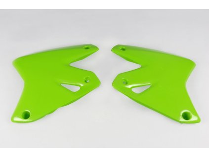 UFO Kryty chladičov Kawasaki KLX 400R '03-'25, zelené