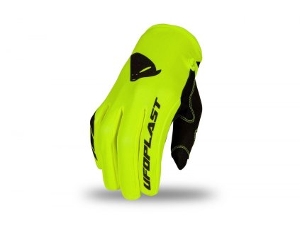 UFO Rukavice Skill Junior CROSS / MTB / E-Bike žlté fluo