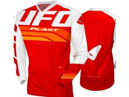 UFO Dres Horizon CROSS červený/biely