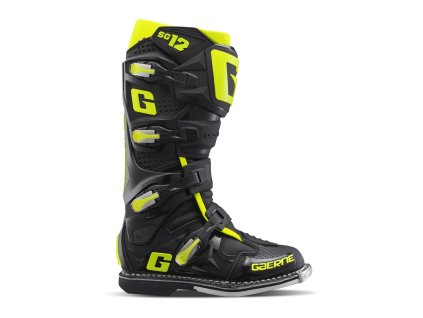 GAERNE Čižmy CROSS/Enduro model SG-12 čierne/žlté fluo