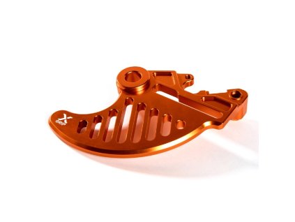 X-GRIP Chránič zadného brzdového kotúča KTM SX/SX-F/XC/XC-F (23–), Husqvarna TC/FC/TX/FX (23–) – oranžový