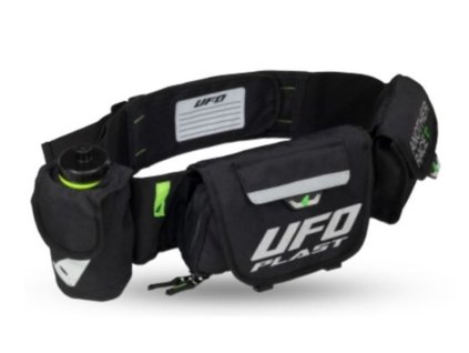 UFO Bedrová taška s fľašou, čierna
