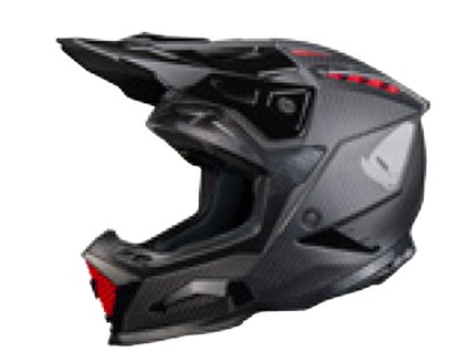 UFO Prilba Echus Carbon CROSS sivá