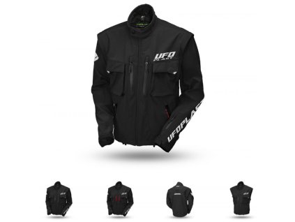 UFO Bunda Taiga Enduro čierna