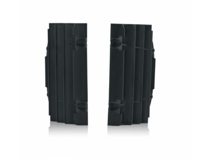 UFO Kryty chladičov KTM SXF 250-350-450 16-18; SX 125-150 16-18; SX 250 17-18; KTM EXC-EXCF 250-350-450-400 17-19; Husqvarna FC 125 '16-'18, TC 125 '16-'18, TC 250 '17-'18, TE / TX / FE 250 / 350 / 450 '17-'19 čierne