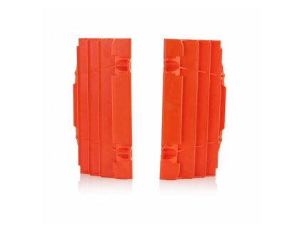 UFO Kryty chladičov KTM SXF 250-350-450 16-18; SX 125-150 16-18; SX 250 17-18; KTM EXC-EXCF 250-350-450-400 17-19; Husqvarna FC 125 '16-'18, TC 125 '16-'18, TC 250 '17-'18, TE / TX / FE 250 / 350 / 450 '17-'19 oranžové