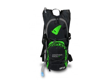 UFO Camelbag 2 L + Batoh 5 L – Hydrovak s pláštenkou Proti dažďu čierny/zelený