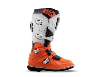 GAERNE Čižmy CROSS/Enduro model GX-1 Goodyear oranžové/biele