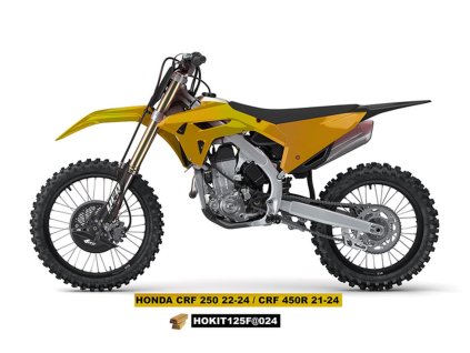UFO Sada plastov Honda CRF 250 R '22-'24, CRF 450 R '21-'24 zlatá