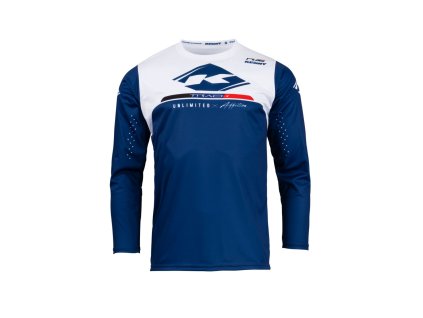 KENNY Dres CROSS/Enduro model Track Raw Navy modrý/biely