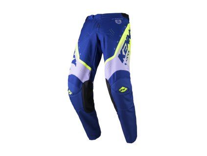 KENNY Nohavice CROSS/Enduro model Track Focus Navy modré/sivé/žlté