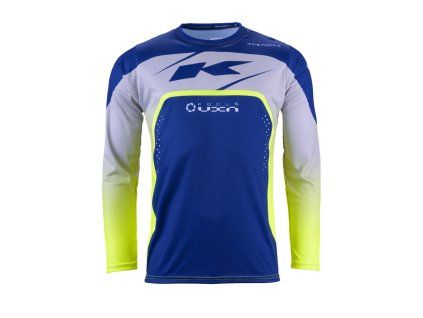 KENNY Dres CROSS/Enduro model Track Focus Navy modrý/sivý/žltý