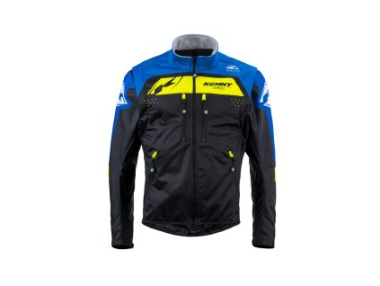 KENNY Bunda Adventure/Enduro model Softshell čierna/modrá/žltá