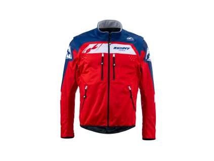 KENNY Bunda Adventure/Enduro model Softshell červená/modrá/biela