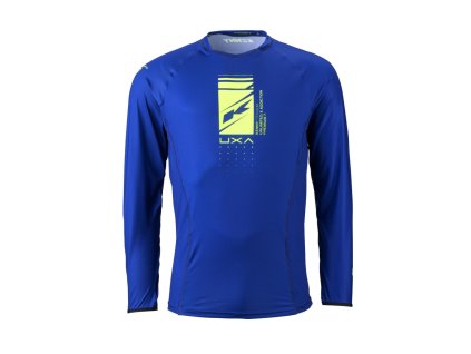 KENNY Dres CROSS/Enduro model Titanium Solid Navy modrý/žltý fluo
