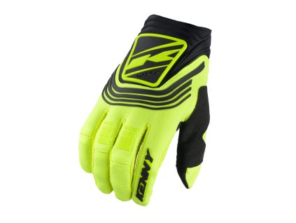 KENNY Rukavice CROSS/Enduro model Titanium žlté fluo/čierne