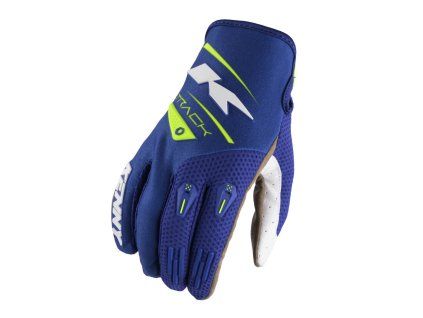 KENNY Rukavice CROSS/Enduro model Track detské Navy/Neon Yellow modré/žlté fluo