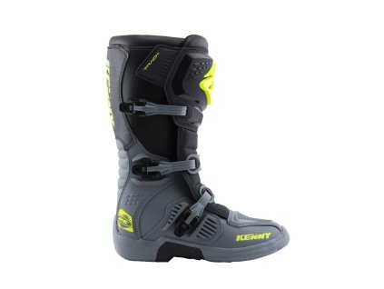 KENNY Čižmy CROSS/Enduro model Track sivé/žlté fluo