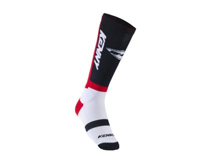 KENNY Ponožky krátke model MX Tech čierne/biele/červené
