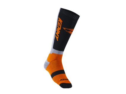 KENNY Ponožky krátke model MX Tech čierne/oranžové