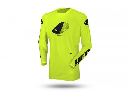 UFO Dres Slim Radial CROSS žltý fluo