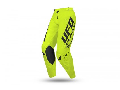 UFO Nohavice Radial Slim CROSS žlté fluo