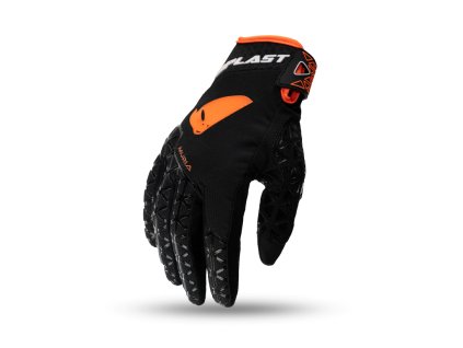 UFO Rukavice Murai CROSS čierne / oranžové fluo