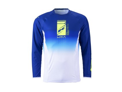 KENNY Dres CROSS/Enduro model Titanium Premium Navy modrý/biely/žltý fluo