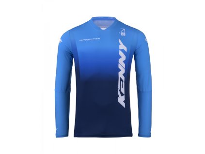 KENNY Dres CROSS/Enduro model Performance Gradient modrý/biely