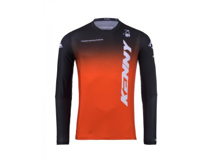 KENNY Dres CROSS/Enduro model Performance Gradient oranžový/čierny/biely
