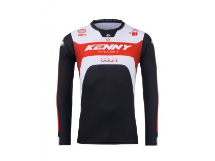 KENNY Dres CROSS/Enduro model Track Focus čierny/biely/červený